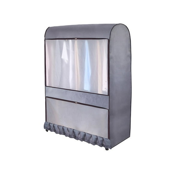 Clothing Rack Dust Cover Clothing Rack Dust Cover Waterproof For Closet Storage Sealed Completely Jackets Coats Suits M