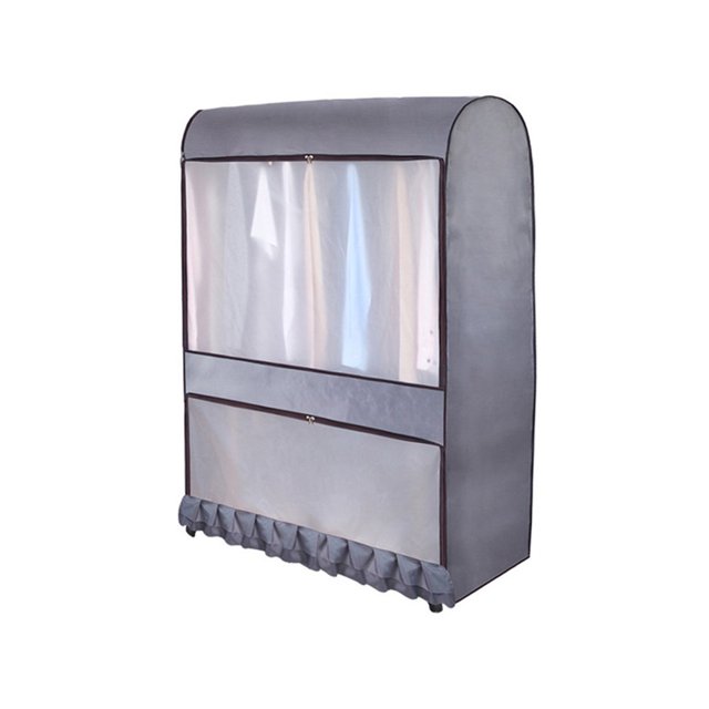 Clothing Rack Dust Cover Clothing Rack Dust Cover Waterproof For Closet Storage Sealed Completely Jackets Coats Suits M