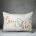 thumbnail image 3 of Creative Products Sun And Sea Coral 14x20 Spun Poly Pillow, 3 of 3