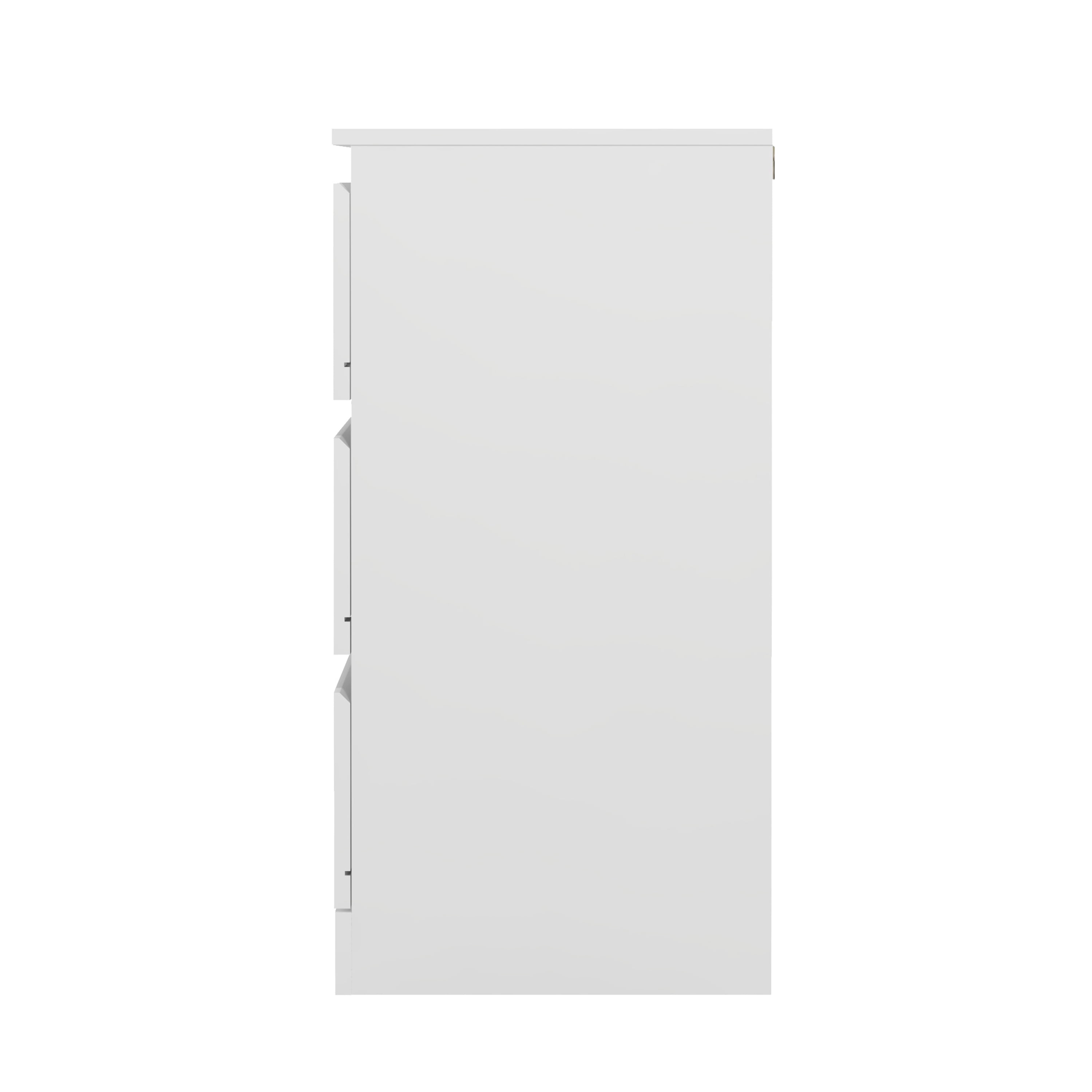 Brindle 6 Drawer Dresser, Matte White, by Hillsdale Living Essentials