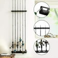 thumbnail image 1 of MesaSe 6-Rod Fish Rod Rack  Vertical Fishing Rod Holder  Easily Installed Wall Mounted Fishing Rod Rack for Garage DIY Fishing Gear Fishing Gift  Fishing Pole Holder Rack, 1 of 8