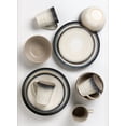 thumbnail image 6 of Elegant and Modern Stoneware Scroll Dinnerware Set for Hosting Parties and Events - Blue Drop, 16 Piece, 6 of 6