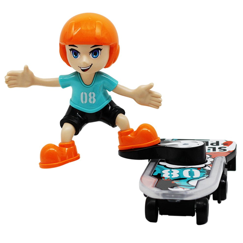Hottest Electric Cartoon Skater Stunt Scooter Music Led Light Cartoon