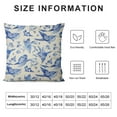 thumbnail image 6 of ARISTURING  Animal Throw Pillow Cushion Cover, Sparrows Fly Birds with Mosaic Antique Like Image Prints on Their Wings Artwork, Decorative Square Accent Pillow Case, 2pcs, Coconut Blue, 6 of 6
