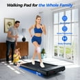 thumbnail image 2 of MJWW 6% Walking Pad with Incline,No-Assembly Walking pad Treadmill with APP and Remote Control,LED Display,2.5 HP Quiet Under Desk Treadmills,300 lbs Capacity, 2 of 10