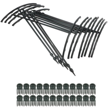 Worgeous  Plant Support Frame Flower Stand Plants Potted Ring Dark Green