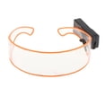 thumbnail image 1 of Gafas de sol futuristas Zulema con visera LED electrónica naranja, 1 of 8