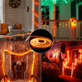 thumbnail image 2 of Luces tipo cuerda, naranja brillante, 18 pies, 216 LED, 120 V, resistentes al agua, 2 of 6