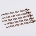 thumbnail image 3 of stanreset Bracelet Tail Link Chain with Clasp Fashion Jewelry Making Findings Bracelets Necklace Extension Chains Extender Copper, 3 of 6