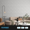 thumbnail image 3 of Paneles decorativos de pared Art3d, paquete de 33 paneles 3D de PVC, diamante blanco, 30 x 30 cm, 3 of 9