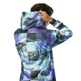 thumbnail image 2 of Blue Rose Flowers Unisex zip hoodie (XS), 2 of 2