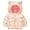 Pink-1, variant on Toddler Baby Puffer Jacket Cute Winter Warm Coat with Bear Hoods Lightweight Jackets