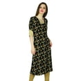 thumbnail image 5 of Phagun Indian Designer Kurta Women Ethnic Kurti Rayon Leaf Print Top Tunic Dress, 5 of 9