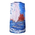 thumbnail image 3 of Blusa de chaleco sin mangas con estampado retro casual de moda para hombres Pompotops  oipoqjl1294, 3 of 6