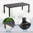 thumbnail image 2 of 4-Piece Outdoor Patio Furniture Set, Textilene Conversation Set with 1 Loveseat, 2 Armchairs and 1 Coffee Table, All-Weather Metal Frame Seating for Backyard, Garden, 2 of 8