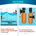 thumbnail image 6 of DaToo Aquarium Heater Adjustable 50W Submersible Fish Tank Heater with Electronic Chip Thermostat Suitable for Marine Saltwater and Freshwater, 6 of 7