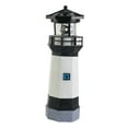 thumbnail image 2 of Faro Solar perfecl, estatua de jardín, Lámpara decorativa de paisaje, adorno de patio, 28cm, negro, 2 of 7