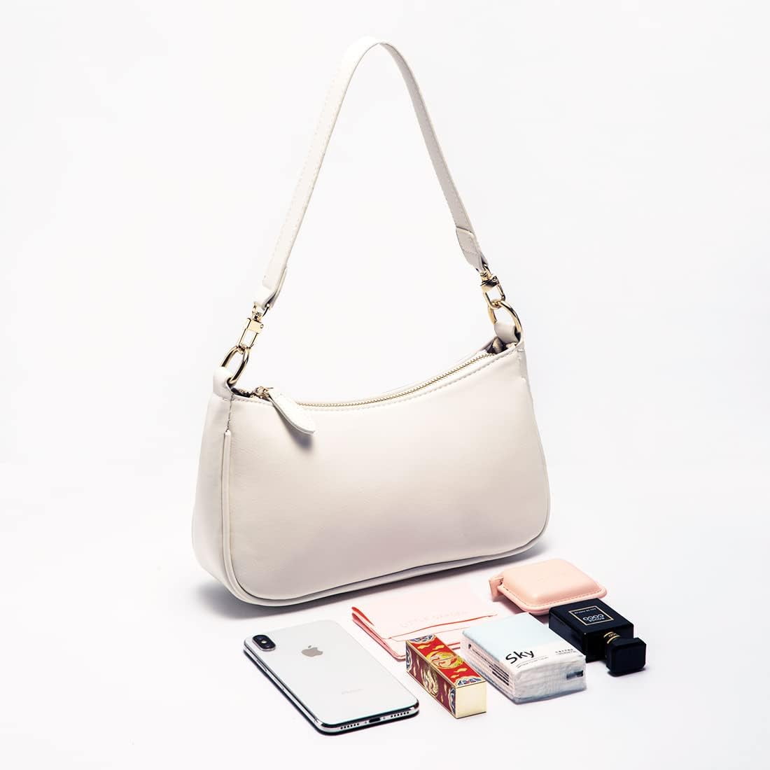 Lanola Clutch Tote Handbags with 2 Removable Straps and Zipper Closure Crossbody Bags Shoulder Purse Handbag for Women