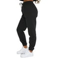 thumbnail image 4 of Capreze Long Sleeve Sweatsuits For Womens Solid Color Casual Lounge Sets Long Sleeve Activewear Joggers Outfits Black M, 4 of 5