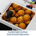 thumbnail image 6 of Basketball 8.3x9.8 Inch Square Non-Slip Rubber Bottom Mouse Pad, Desk Pad, Desk Mat - Printed Design for Office and Gaming, 6 of 6