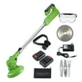 thumbnail image 1 of Electric Lawn Mower 2Pcs Li-ion Battery Cordless Grass Trimmer 6 In Auto Release String Cutter Pruning Garden Tools ,Easy to Use, 1 of 5