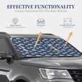 thumbnail image 4 of Wukai Submarine With Periscope Print Windshield Sun Shade, Car Front Window Shades Sunshade Cover Sun Visor Shield Block Automotive Interior Protector Blocks UV Rays-Medium, 4 of 6