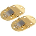 thumbnail image 3 of 2Pcs Brass Butler Tray Hinge Round Edge Folding Flip Top Hinge 2-1/2"x1-1/2" With Screws Folding Flap For Many Kinds of Folding Table,Round Edge Hinge, Round Edge Hinge, 2Pcs Brass Butler Tray H, 3 of 9