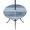 Blue, variant on Round Outdoor Tablecloth with Umbrella Hole and Zipper, Yellow Nordic Style Stripes Fitted Table Cover with Elastic Edge for 36-44 Inch, Yellow Gray Texture Waterproof Patio Tablecoths for Picnic