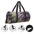 thumbnail image 3 of Fotbe Lilacs Teapot Scenic Painting Bolsa Deportiva de Lona Plegable con Estampado, Bolsa de Gimnasio con Bolsillo Seco/Húmedo, Bolsa de Viaje Ultraligera de Gran Capacidad, 3 of 6