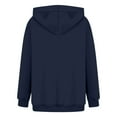 thumbnail image 4 of mihongmao Casual Tops for Women Womens Oversized Ears Hoodies Casual Long Sleeve Fleece Sweatshirts Pullover Sweaters Teen Girls Preppy Tops Clothes,Womens Tops Clearance under $5 Navy M, 4 of 5