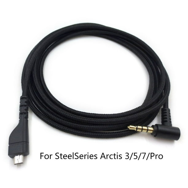 kruipen weten Document Replacement 3.5mm Gaming Headset Audio- Cable For Steelseries Arctis 3/5/7/Pro  - Walmart.com