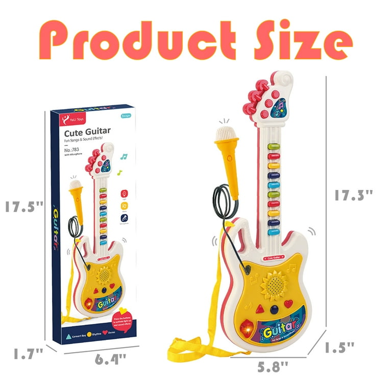 Toy guitar for 3 2025 year old
