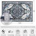 thumbnail image 7 of Homore Traditional Pattern Mystic Medallion Area Rug,8' x 10',Black, 7 of 7