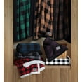 thumbnail image 6 of - Throw Blanket, Super Soft Reversible Sherpa Flannel Bedding, Ideal Christmas & White Elephant Gifts, Cozy Plaid Throw Blankets for Couch (Cabin Plaid Red, Throw) .Red Check, 6 of 6