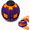 purple, variant on Press to Spin Fidget Spinner, Spin Stress Ball Sensory Fidget Toy, Mechanical Rotating Anxiety Relief Desk Gadget with Halloween Exclusive Colors