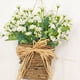 thumbnail image 4 of ShinYu Cesta de Flores de Primavera, Simulación de Anillo de Flores, Cesta de Puerta, Decoración, Simulación de Flores, Decoración Del Hogar, 4 of 7