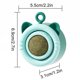 thumbnail image 2 of Juguete para gatos de pared giratoria Catnip Ball | Funda extraíble autoadhesiva | Snack masticable de menta natural | Limpieza dental | Alivio del estrés | 1 Pieza | Barra de golosinas para gatos, 2 of 3