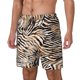 thumbnail image 1 of Balery Watercolor Zebra Bañador para hombre, shorts de playa de secado rápido con entrepierna y forro de compresión-Small, 1 of 6