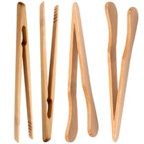 LOLIPPYY 4Pcs Bamboo Tweezers With Certified Material For Outdoor Activities And Household Users