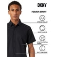 thumbnail image 2 of Camisa DKNY Negra Modern Fit de Algodón Stretch de Manga Corta, 2 of 5