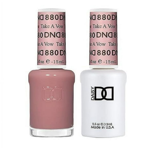 DND Nail Polish Gel & Matching Lacquer Set Duo 880 Take A Bow