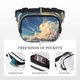 thumbnail image 5 of Disketp Western Desert Cloud Cowboy Riñonera de Doble Capa, Bolsa de Cintura Ajustable para Viajes, Correr y Senderismo, Riñonera Ligera para Hombre y Mujer, 5 of 9