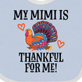 thumbnail image 4 of Inktastic Thanksgiving Mimi Thankful for Me Turkey Boys or Girls Baby Bib, 4 of 4