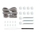 thumbnail image 1 of Kit de reparación de persianas plisadas para vehículos recreativos, herrajes, kit de ajuste de cuerdas para persianas de ventanas de vehículos recreativos, persianas para vehículos Gris, 1 of 9