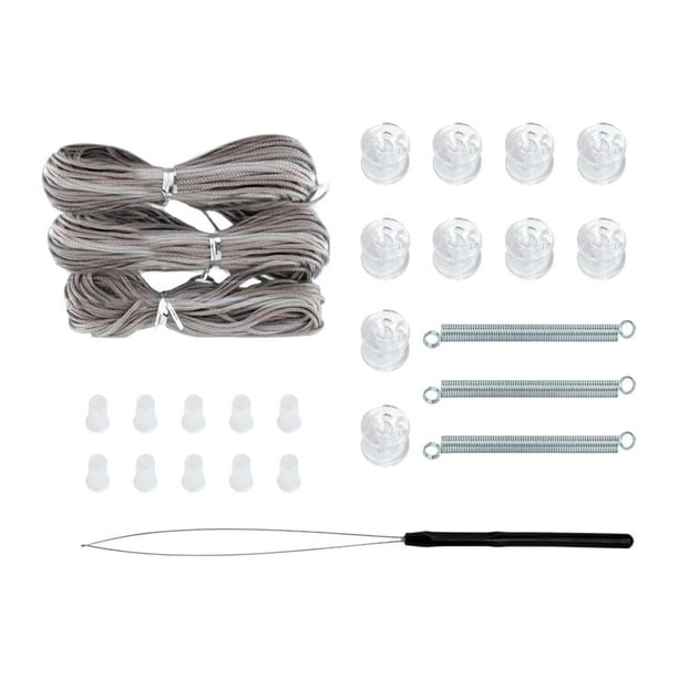 Kit de reparación de persianas plisadas para vehículos recreativos, accesorios de ferretería livianos, persianas resistentes para vehículos recreativos Gris