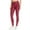 Multi-color, variant on Reebok Womens Studio Lux High Shine Tights Medium Merlot S16-r
