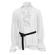 thumbnail image 5 of Camisa retro medieval renacentista con cordones, tops de vendaje, pantalones de caballero con volantes, moda para hombres, disfraz vintage, manga larga mullida, 5 of 5