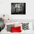 thumbnail image 5 of Chilfamy Owl Canvas Wall Art Print Home Decor Artwork On Canvas Living Room Bedroom Office Wall Decor - Inspirational Gift Idea 20x16in, 5 of 6