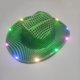 thumbnail image 1 of Sombrero de mezclilla luminoso con lentejuelas occidentales, sombrero de vaquera con ala de lentejuelas iluminada, sombrero de fieltro con tiara LED para mujer, disfraz de Halloween para despedidas, 1 of 5