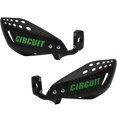thumbnail image 1 of Equipo de circuito de guardamanos para motocicletas Vector Carbon/Green, 1 of 9